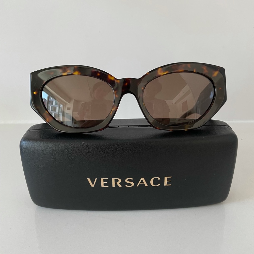 Versace Gold Emblem Sunglasses